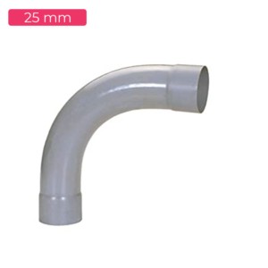 Shine Plast PVC Electrical Bend 25mm Grey Heavy